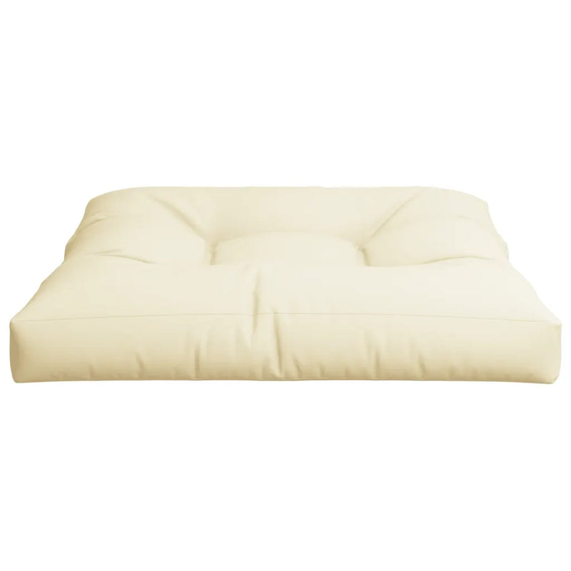 Pallet Cushion Cream 70x70x12 cm Fabric