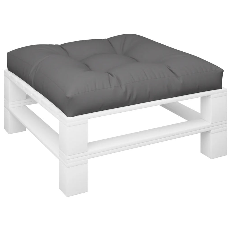 Pallet Cushion Anthracite 80x80x12 cm Fabric