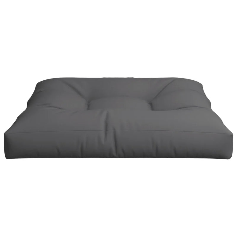 Pallet Cushion Anthracite 80x80x12 cm Fabric