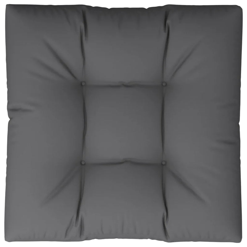 Pallet Cushion Anthracite 80x80x12 cm Fabric