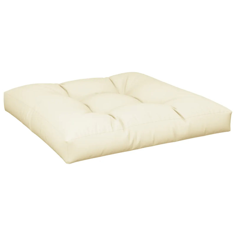 Pallet Cushion Cream 80x80x12 cm Fabric