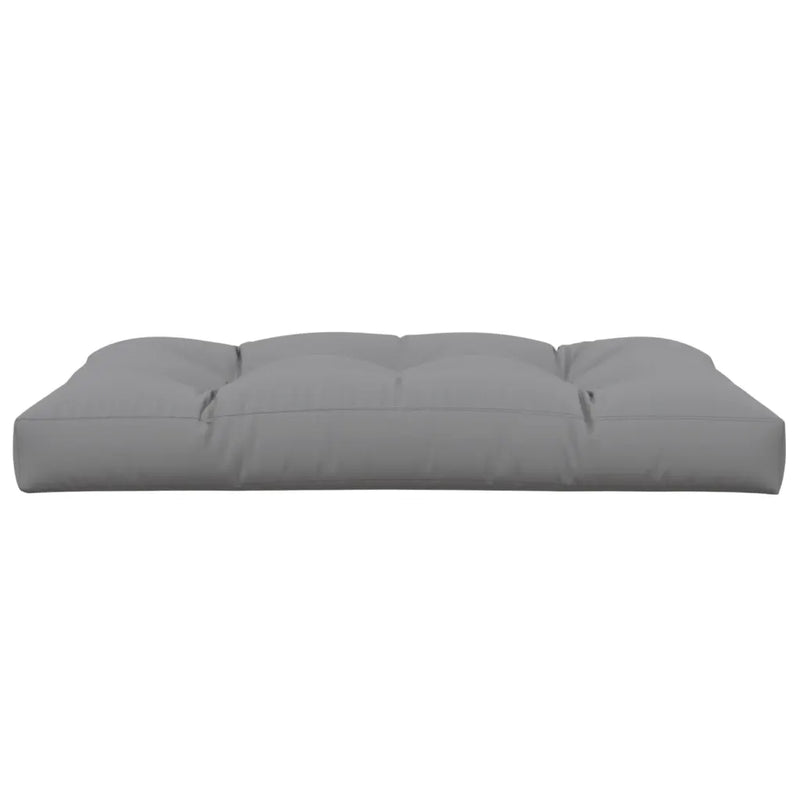 Pallet Cushion Grey 120x80x12 cm Fabric