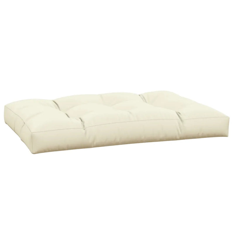 Pallet Cushion Cream 120x80x12 cm Fabric