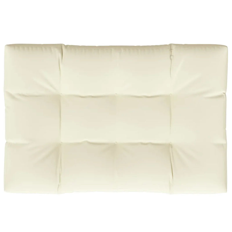 Pallet Cushion Cream 120x80x12 cm Fabric