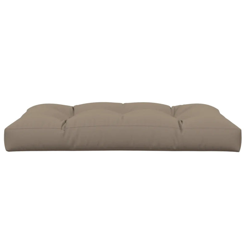 Pallet Cushion Taupe 120x80x12 cm Fabric