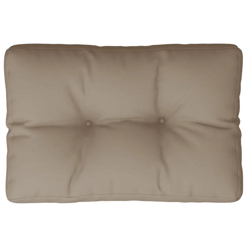Pallet Cushion Taupe 50x40x12 cm Fabric