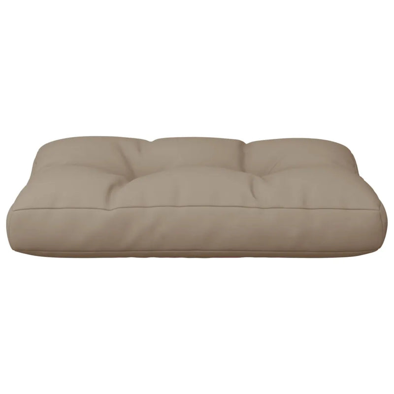 Pallet Cushion Taupe 50x40x12 cm Fabric