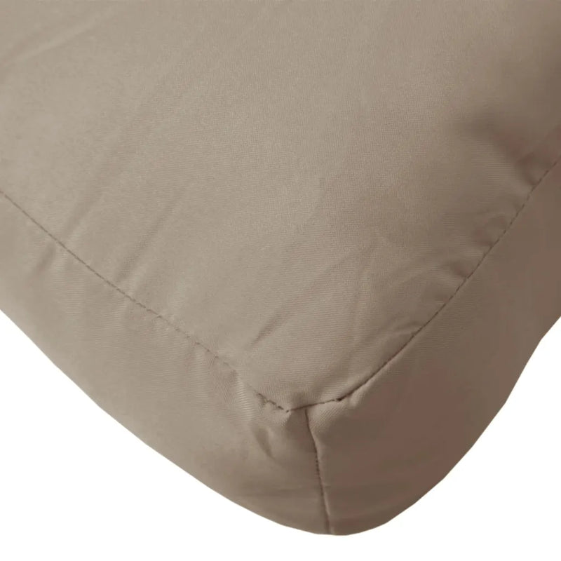 Pallet Cushion Taupe 50x40x12 cm Fabric