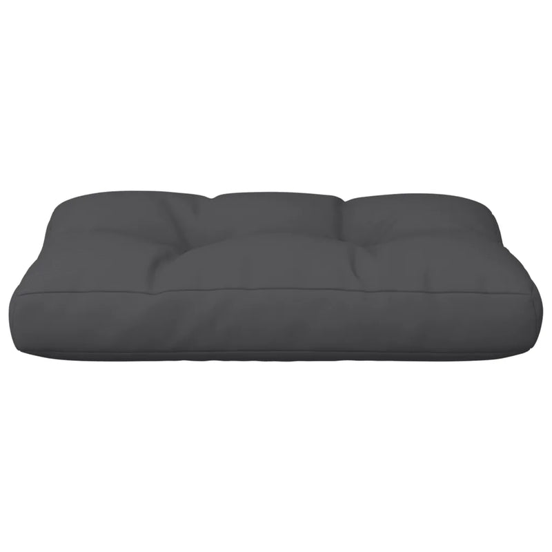 Pallet Cushion Black 60x40x12 cm Fabric