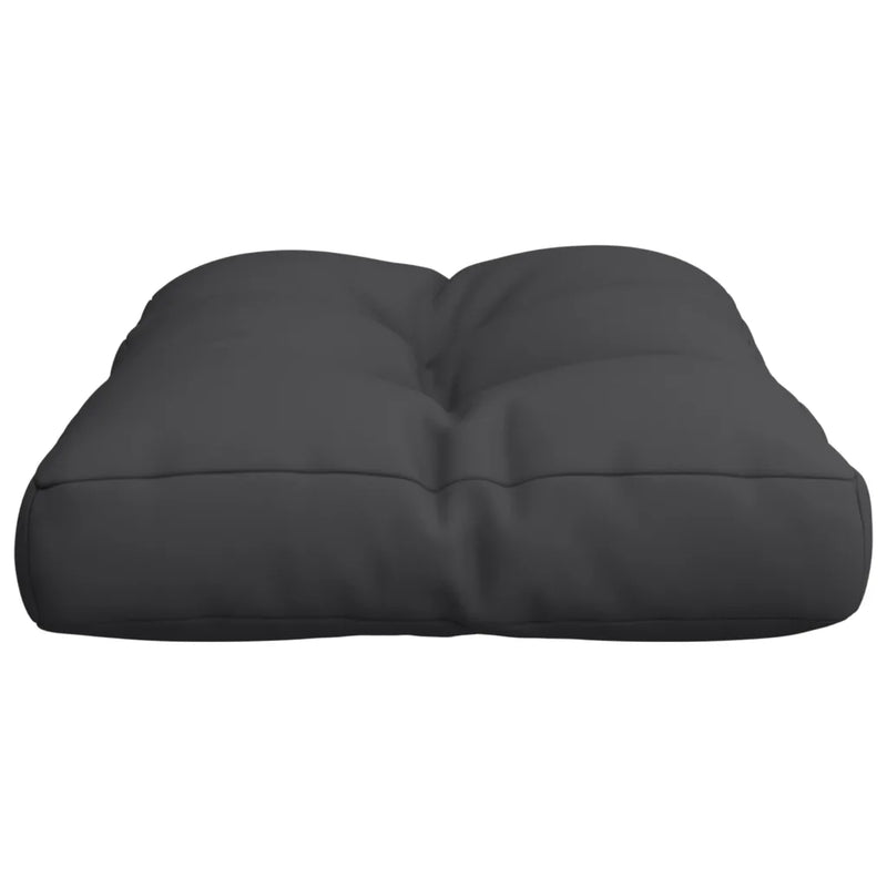 Pallet Cushion Black 60x40x12 cm Fabric