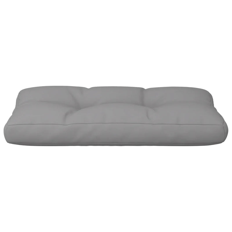 Pallet Cushion Grey 70x40x12 cm Fabric