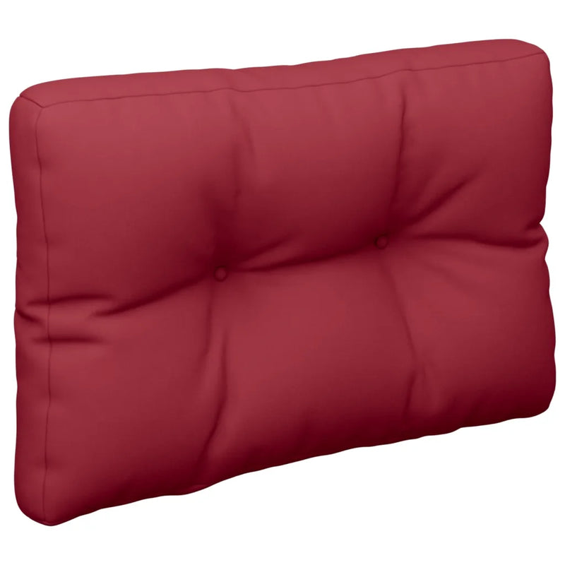 Pallet Cushions 2 pcs Wine Red Fabric