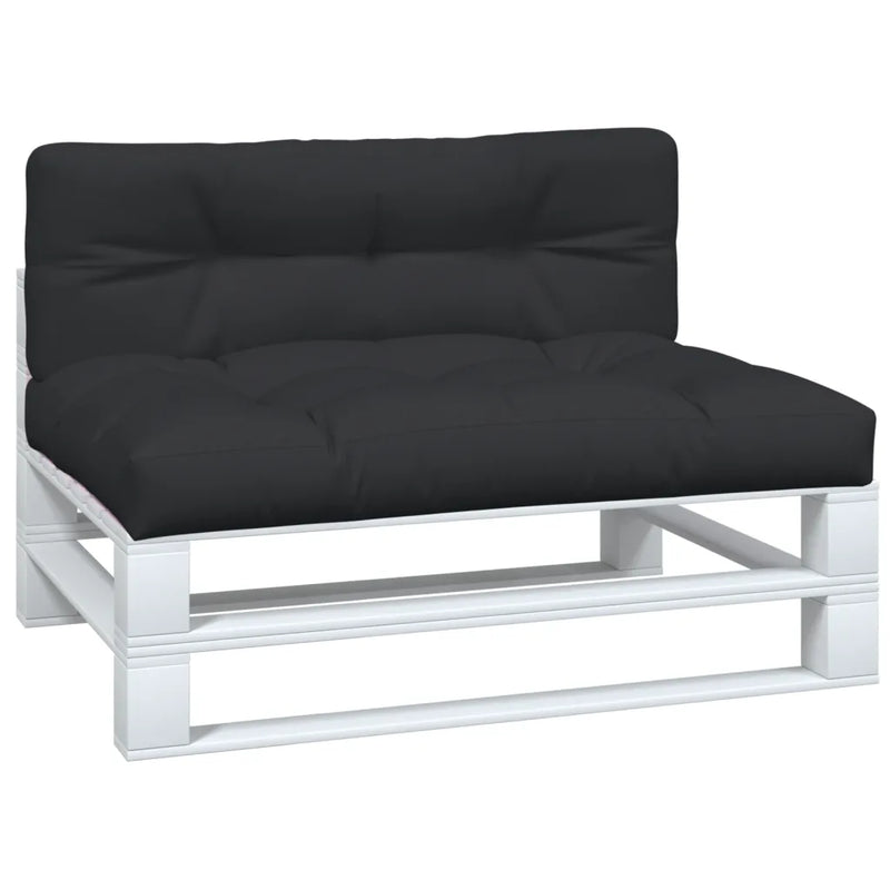 Pallet Cushions 2 pcs Black Fabric