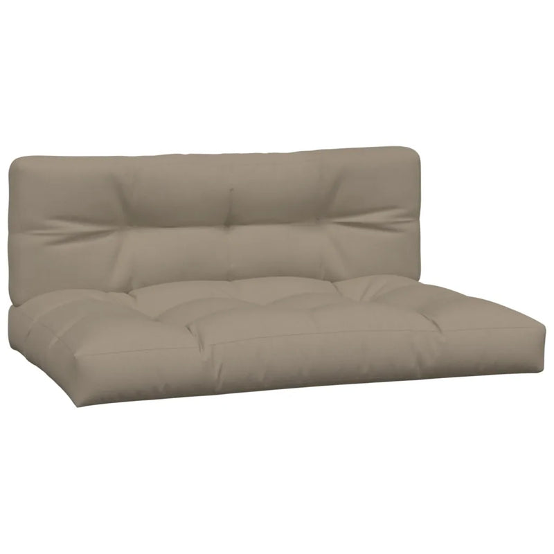 Pallet Cushions 2 pcs Taupe Fabric
