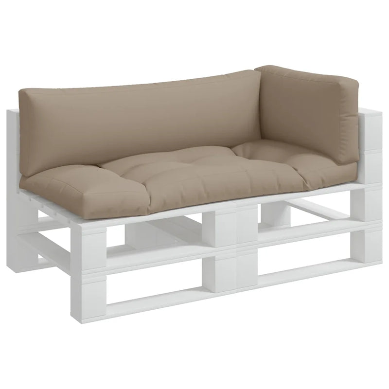 Pallet Cushions 3 pcs Taupe Fabric