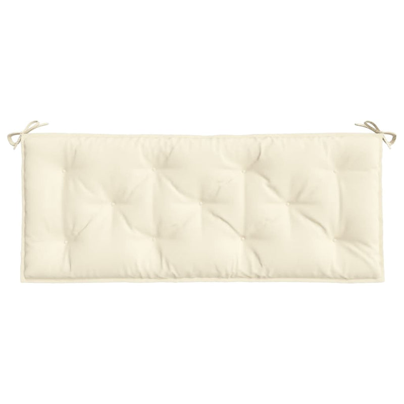 vidaXL Garden Bench Cushion Cream 120x50x7 cm Oxford Fabric