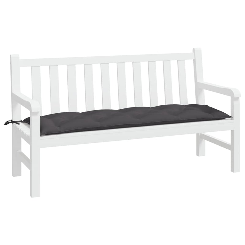 Garden Bench Cushion Anthracite 150x50x7 cm Oxford Fabric