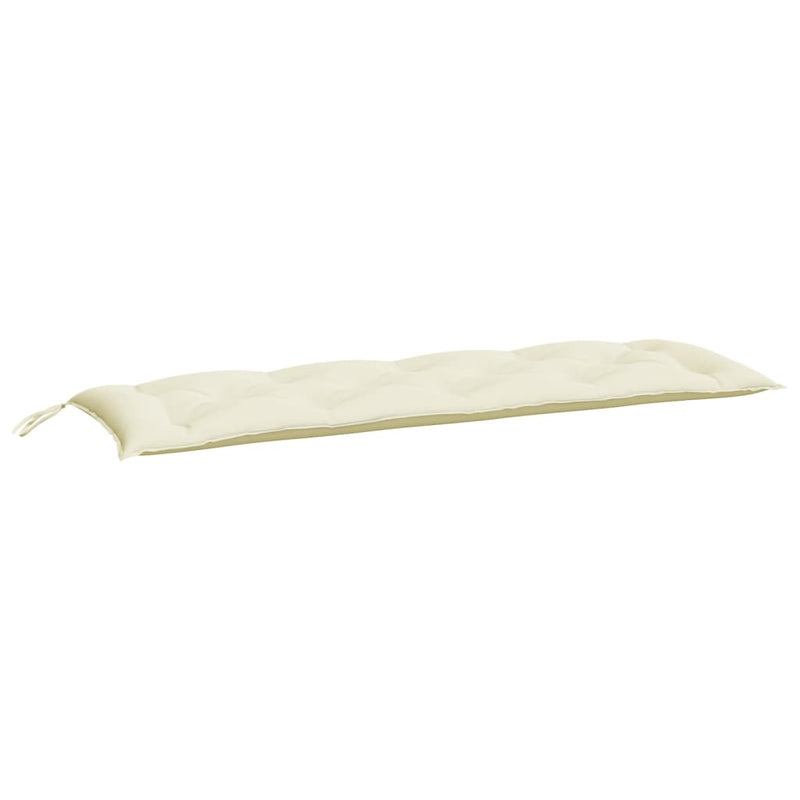 vidaXL Garden Bench Cushion Cream 150x50x7 cm Oxford Fabric