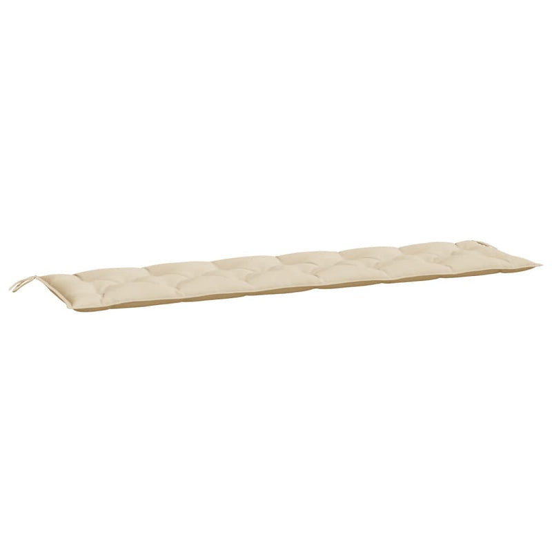 vidaXL Garden Bench Cushion Beige 200x50x7 cm Oxford Fabric