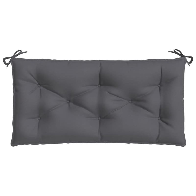 vidaXL Garden Bench Cushions 2 pcs Anthracite 100x50x7 cm Oxford Fabric