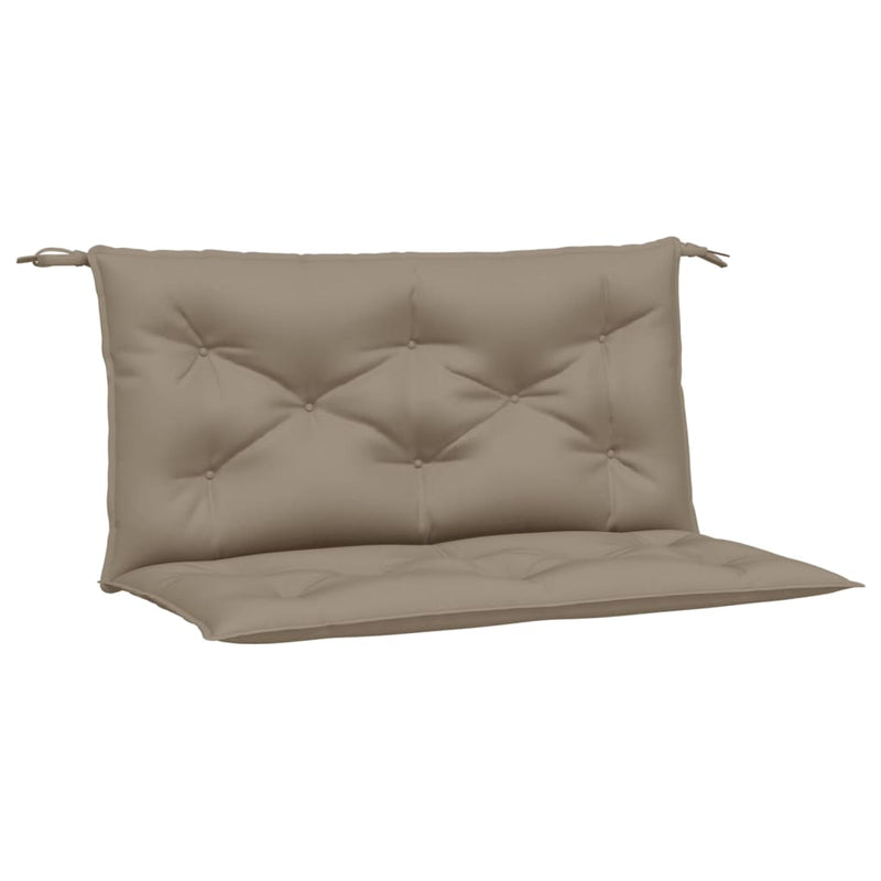 vidaXL Garden Bench Cushions 2 pcs Taupe 100x50x7 cm Oxford Fabric