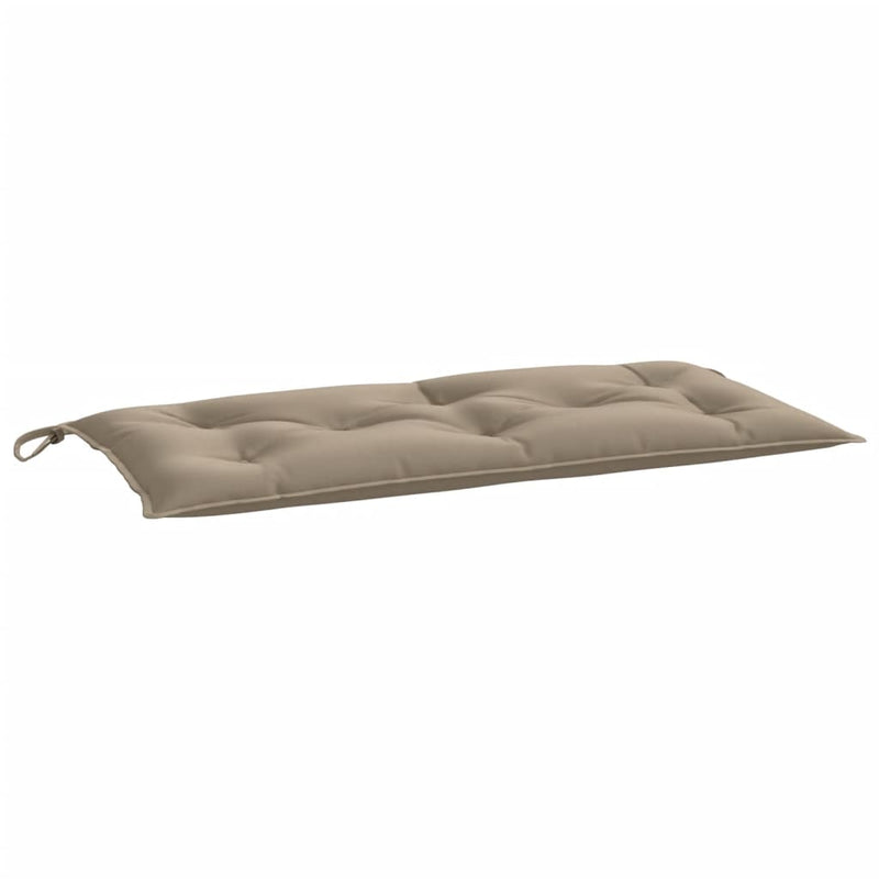 vidaXL Garden Bench Cushions 2 pcs Taupe 100x50x7 cm Oxford Fabric