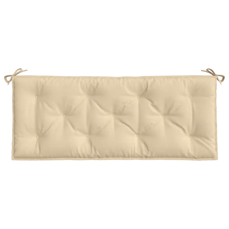 vidaXL Garden Bench Cushions 2 pcs Beige 120x50x7 cm Oxford Fabric