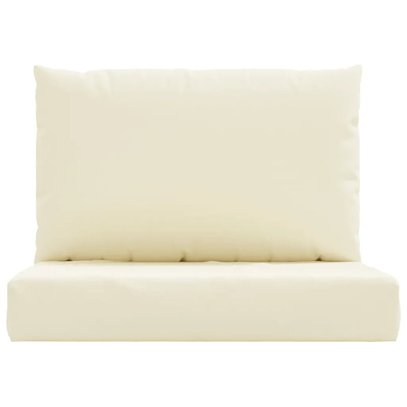 Pallet Cushions 2 pcs Cream White Oxford Fabric
