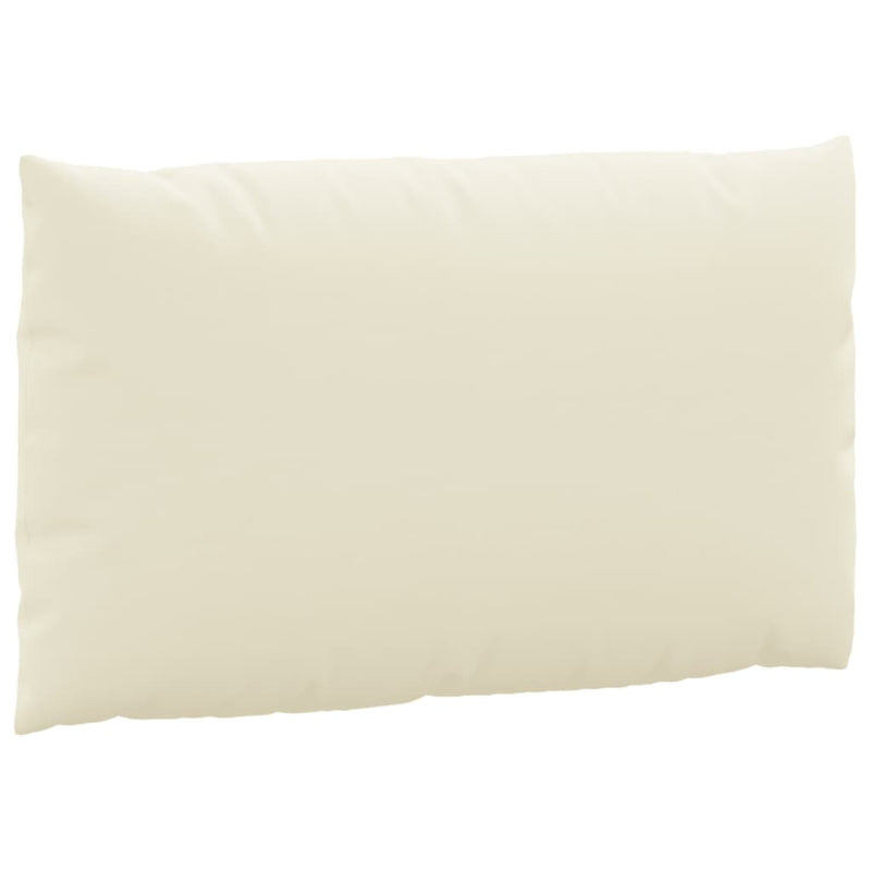vidaXL Pallet Cushions 2 pcs Cream White Oxford Fabric