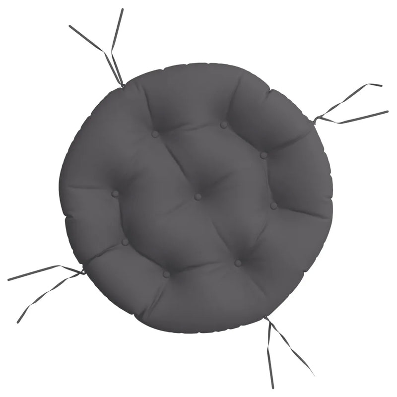 Round Cushion Anthracite �� 60 x11 cm Oxford Fabric
