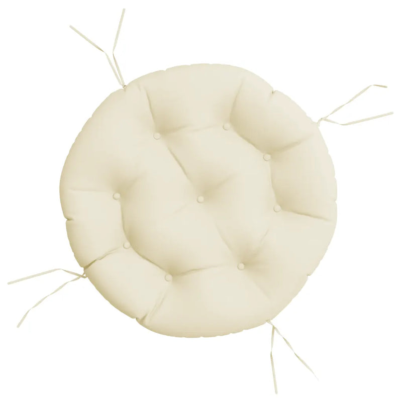 Round Cushion Cream �� 60 x11 cm Oxford Fabric