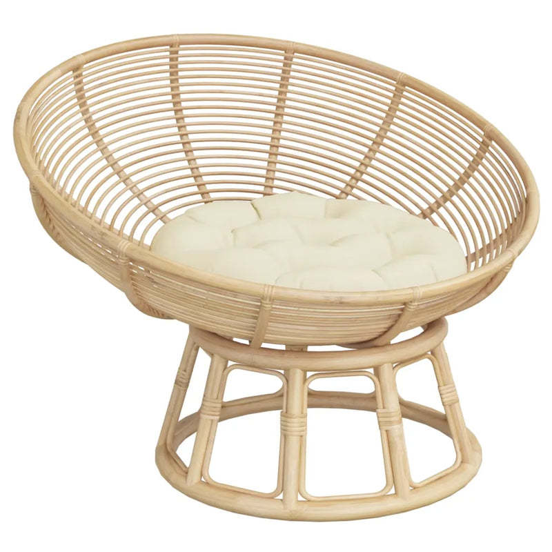 Round Cushion Cream �� 60 x11 cm Oxford Fabric