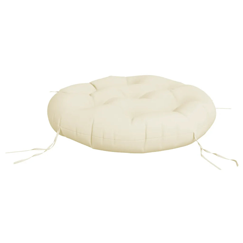 Round Cushion Cream �� 60 x11 cm Oxford Fabric