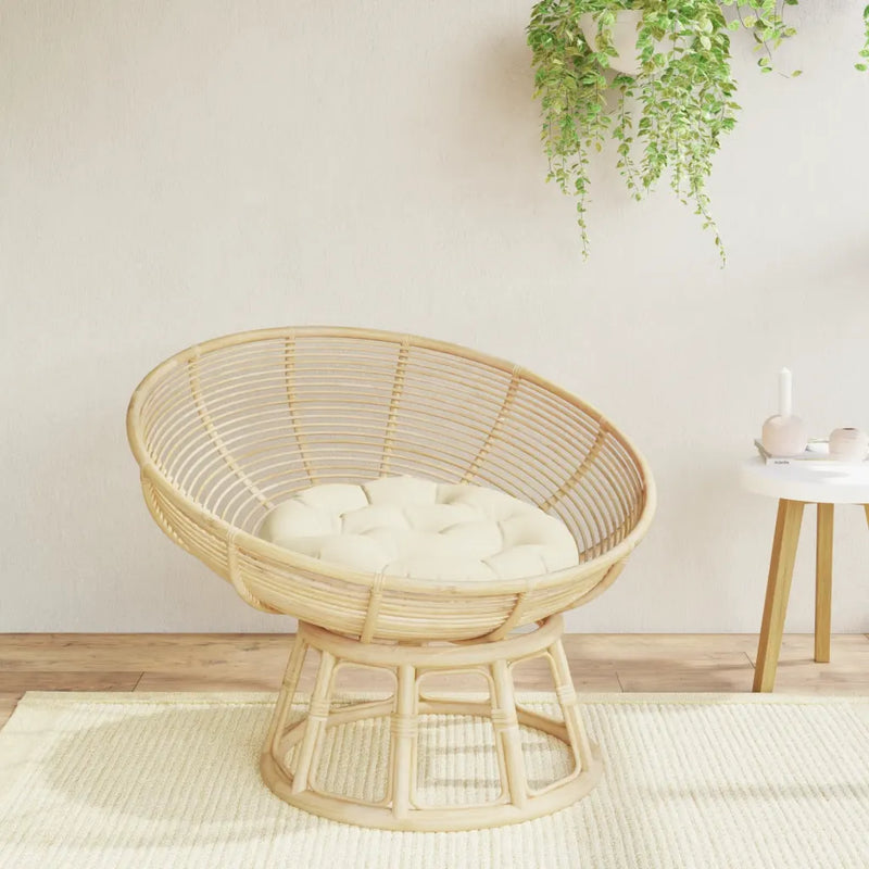 Round Cushion Cream �� 60 x11 cm Oxford Fabric