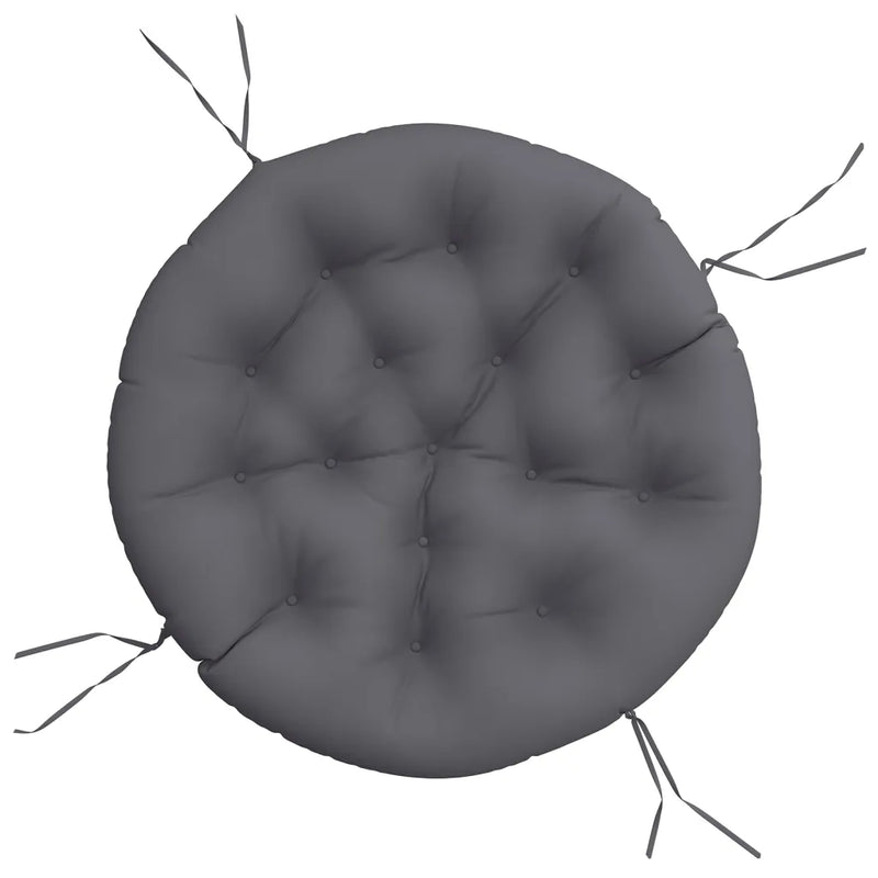 Round Cushion Anthracite �� 100 x11 cm Oxford Fabric