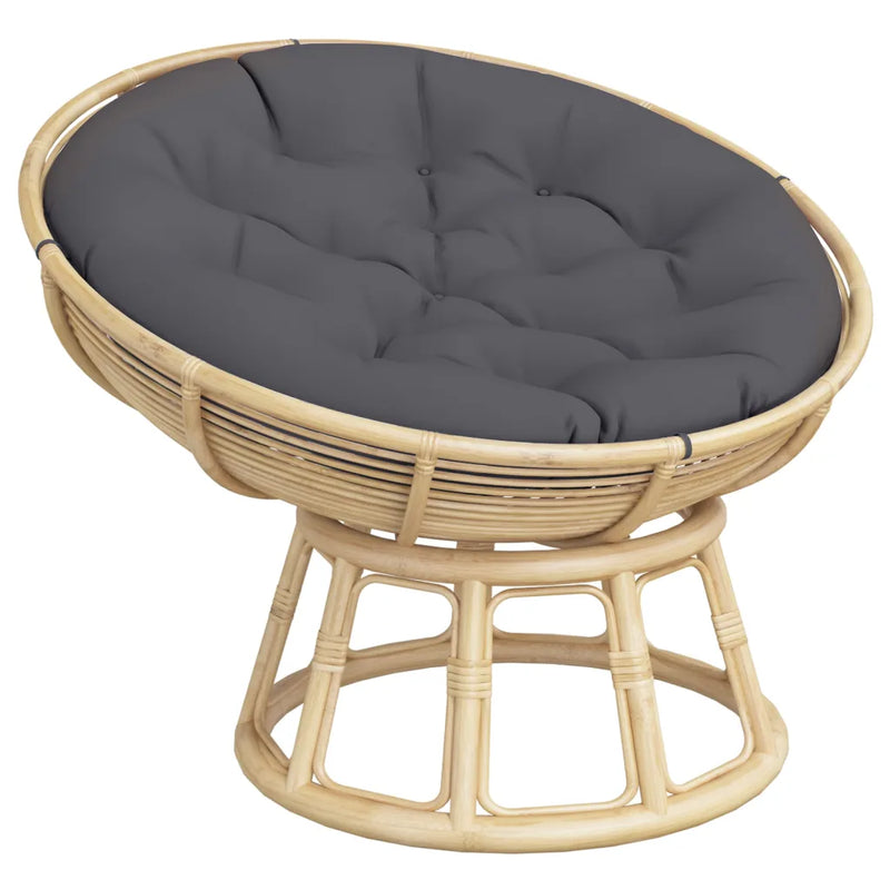 Round Cushion Anthracite �� 100 x11 cm Oxford Fabric