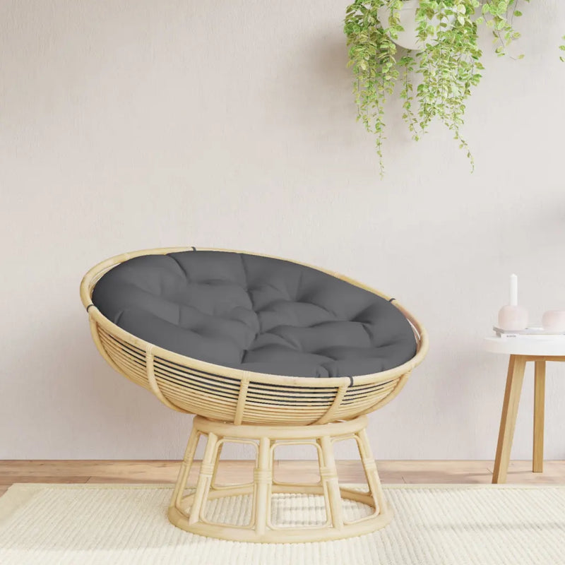 Round Cushion Anthracite �� 100 x11 cm Oxford Fabric