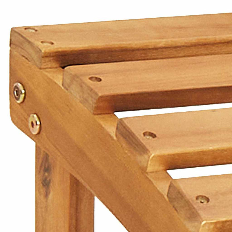 vidaXL Adirondack Garden Chair with Footrest Solid Wood Acacia