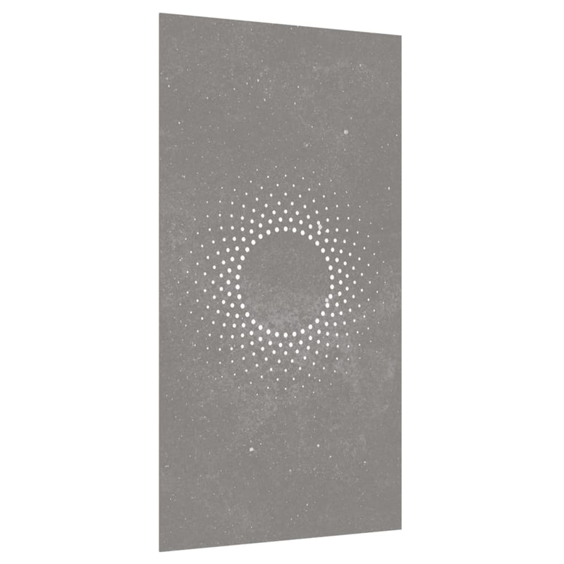 vidaXL Garden Wall Decoration 105x55 cm Corten Steel Sun Design