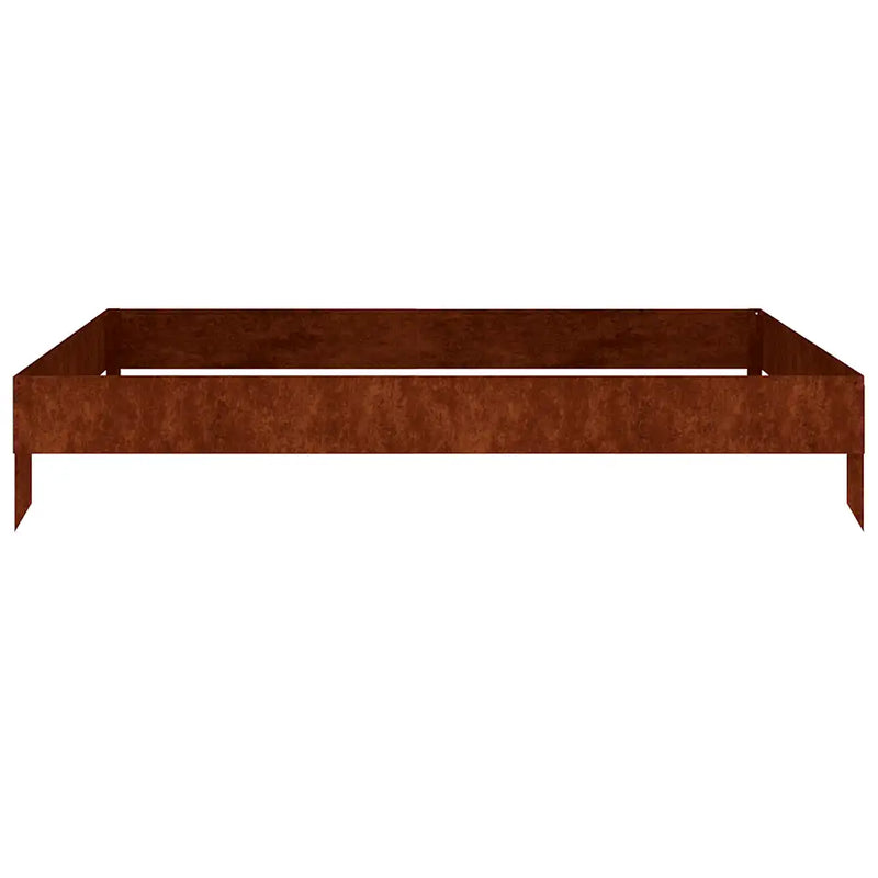 Garden Raised Bed 100x100x18.5 cm Corten Steel