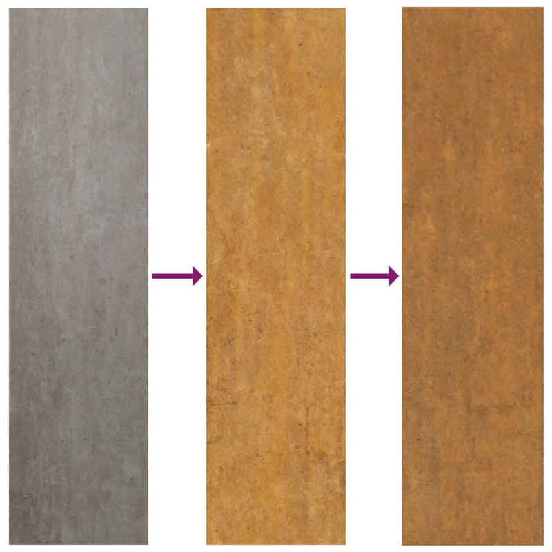 vidaXL Planter 80x80x80 cm Corten Steel