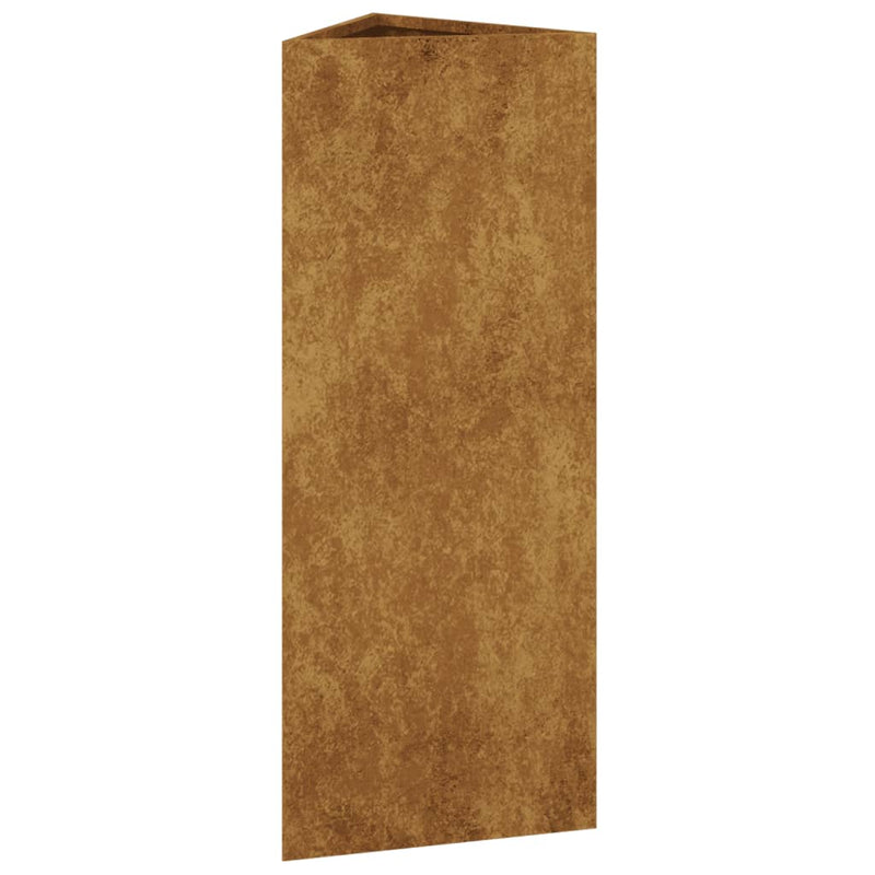 vidaXL Garden Planter 30x26x75 cm Corten Steel