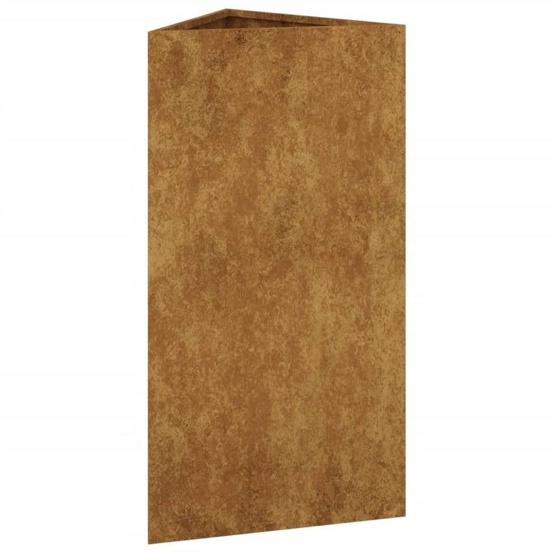 vidaXL Garden Planter 40x34.5x75 cm Corten Steel