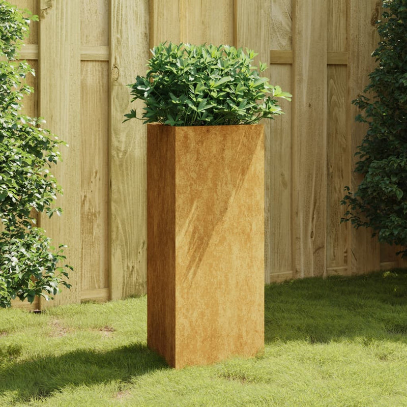 Garden Planter 40x34.5x75 cm Corten Steel