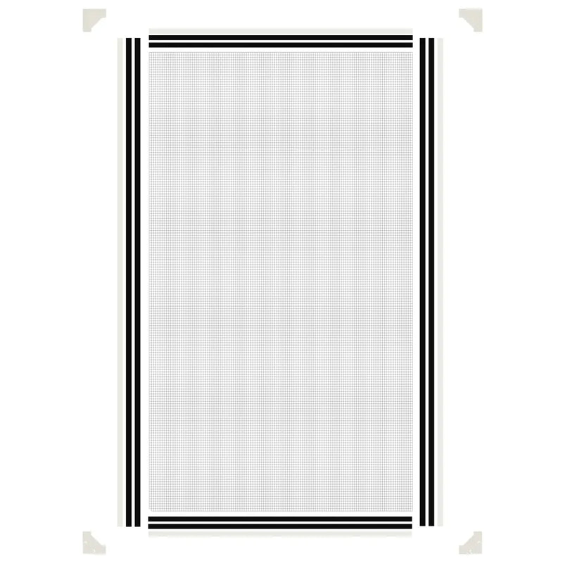Magnetic Insect Screen for Windows White 80x140 cm