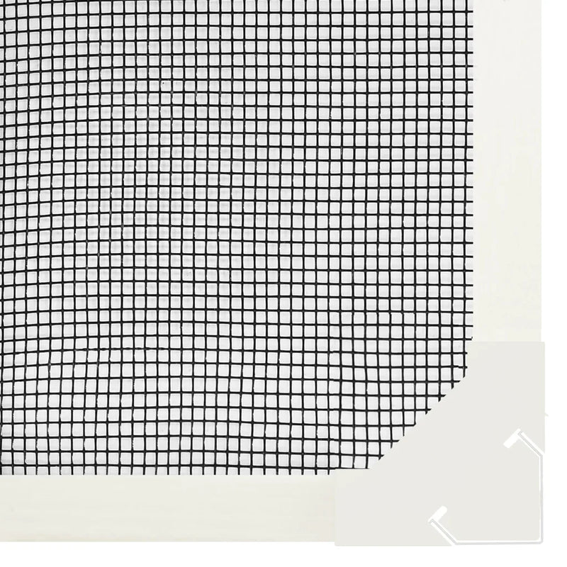 Magnetic Insect Screen for Windows White 80x120 cm