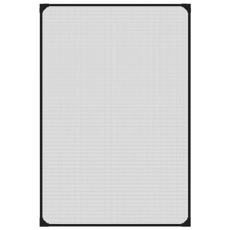 Magnetic Insect Screen for Windows Anthracite 80x120 cm