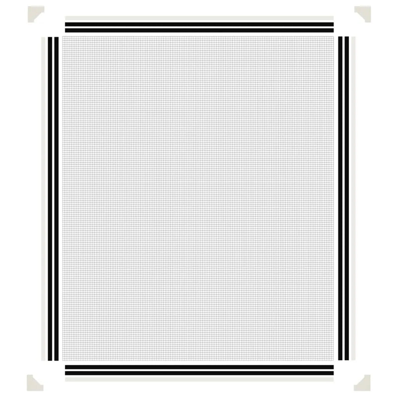 Magnetic Insect Screen for Windows White 100x120 cm