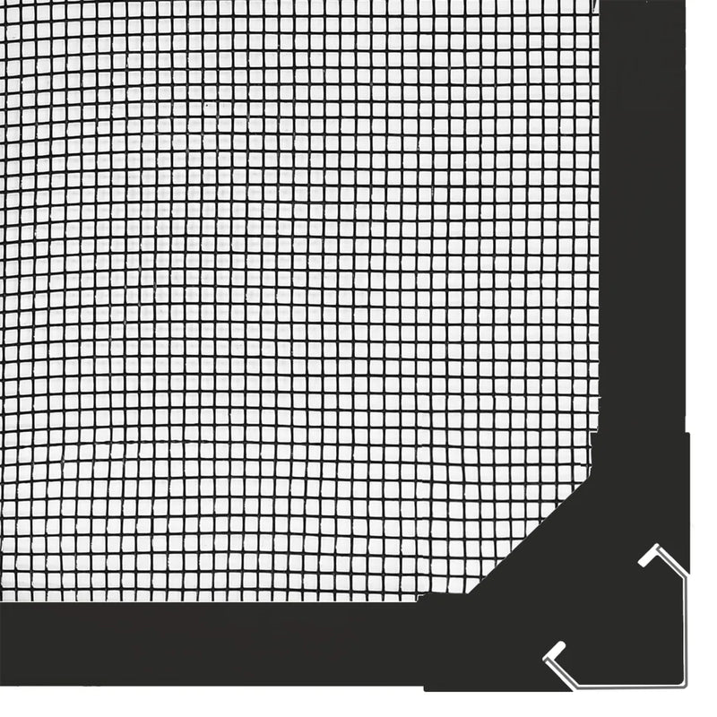 Magnetic Insect Screen for Windows Anthracite 120x140 cm