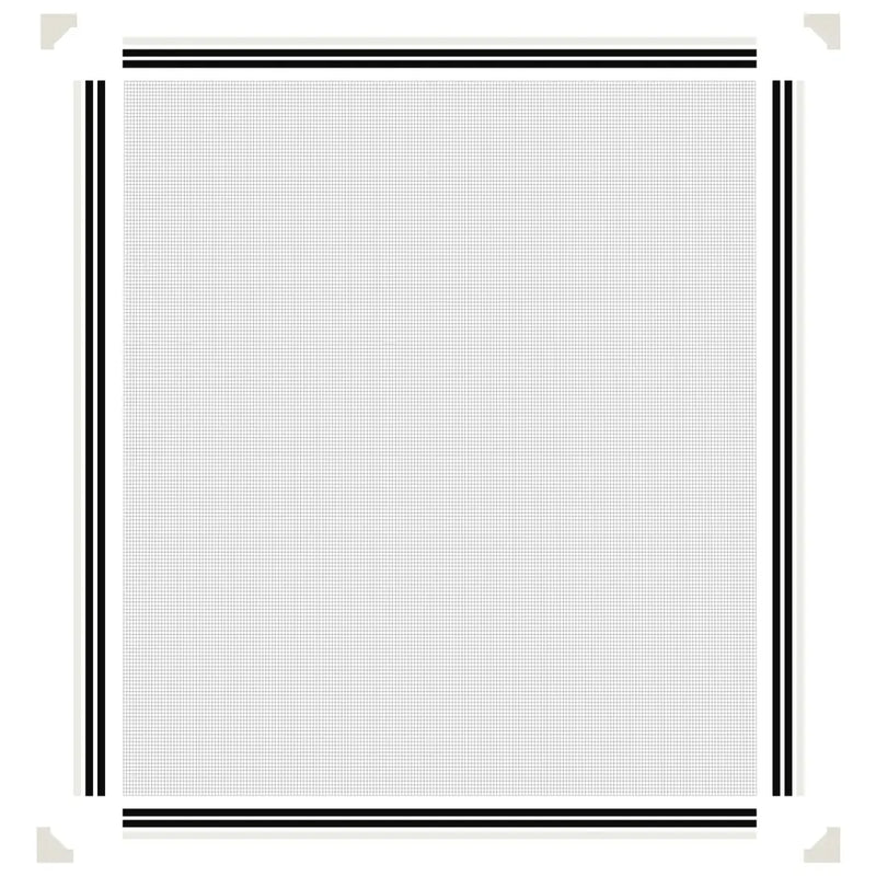 Magnetic Insect Screen for Windows White 130x150 cm